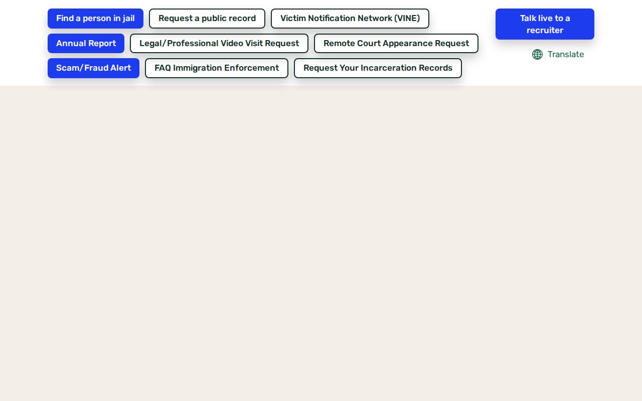 San Francisco Sheriff Victim Notification Network information page